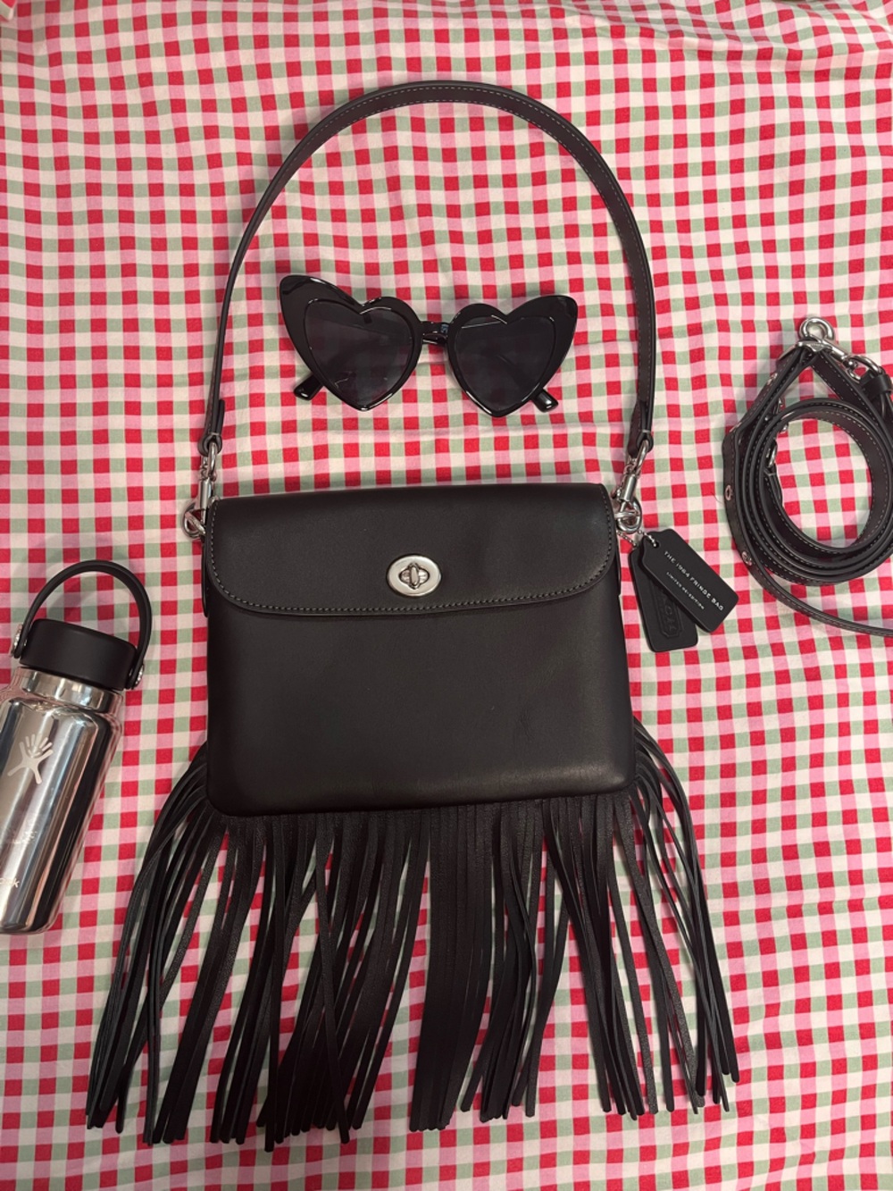 Coach 1964 Fringe Re-Edition Shoulder/Crossbody Bag - Black | NWOT
